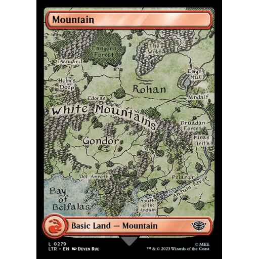 The Lord of the Rings: Tales of Middle-earth - 279 - Mountain - Common - C - Non-foil