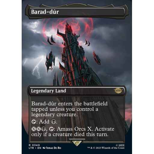 The Lord of the Rings: Tales of Middle-earth - 340 - Barad-dûr - Rare - C - Non-foil