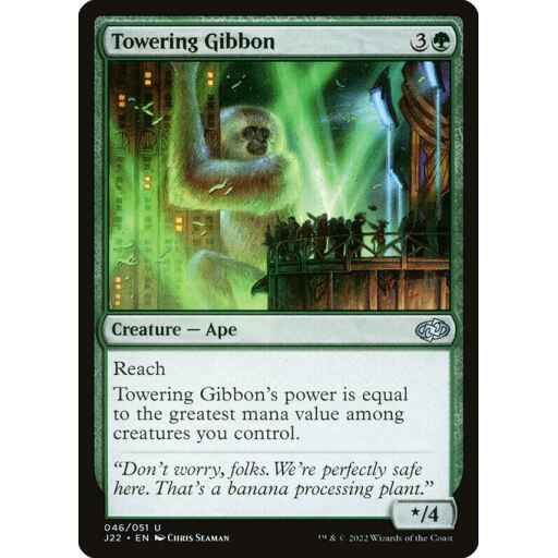 Jumpstart 2022 - 46 - Towering Gibbon - Uncommon - G - Non-foil