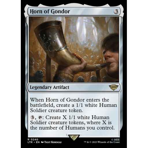 The Lord of the Rings: Tales of Middle-earth - 240 - Horn of Gondor - Rare - C - Foil