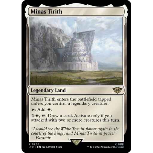 The Lord of the Rings: Tales of Middle-earth - 256 - Minas Tirith - Rare - C - Non-foil