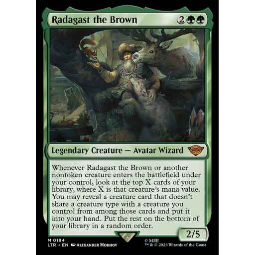 The Lord of the Rings: Tales of Middle-earth - 184 - Radagast the Brown - Mythic - G - Non-foil