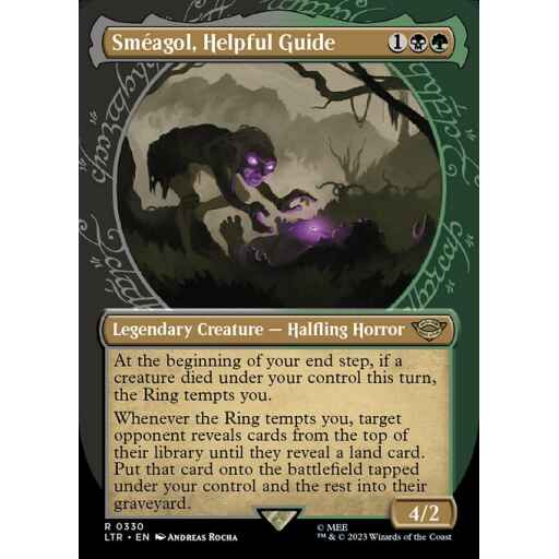 The Lord of the Rings: Tales of Middle-earth - 330 - Sméagol, Helpful Guide - Rare - BG - Foil