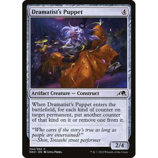 Kamigawa: Neon Dynasty - 244 - Dramatist's Puppet - Common - C - Foil