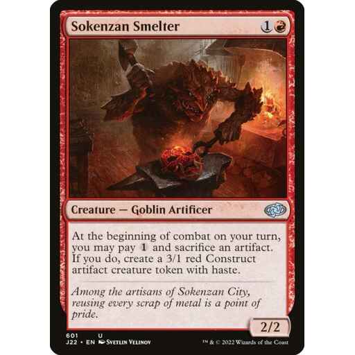 Jumpstart 2022 - 601 - Sokenzan Smelter - Uncommon - R - Non-foil