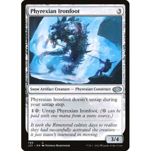 Jumpstart 2022 - 789 - Phyrexian Ironfoot - Uncommon - C - Non-foil
