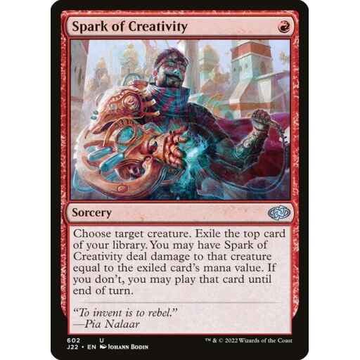 Jumpstart 2022 - 602 - Spark of Creativity - Uncommon - R - Non-foil