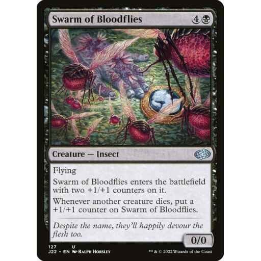 Jumpstart 2022 - 127 - Swarm of Bloodflies - Uncommon - B - Non-foil