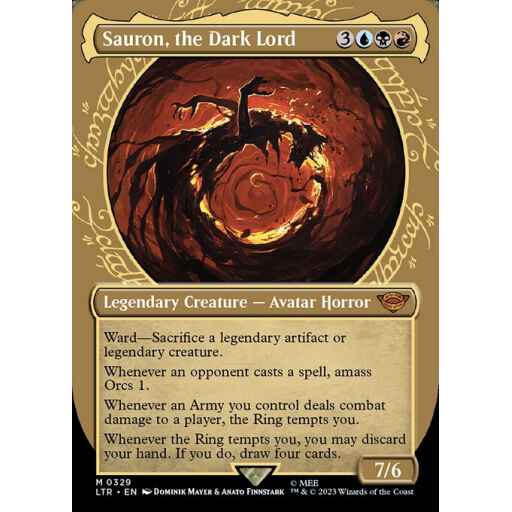 The Lord of the Rings: Tales of Middle-earth - 329 - Sauron, the Dark Lord - Mythic - Multi - Non-foil