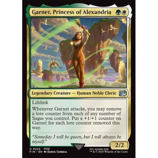 Final Fantasy - 222 - Garnet, Princess of Alexandria - Uncommon - WG - Non-foil
