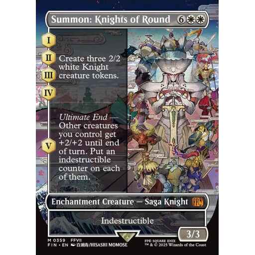 Final Fantasy - 359 - Summon: Knights of Round - Mythic - W - Non-foil