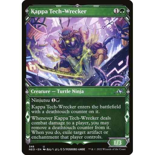 Kamigawa: Neon Dynasty - 348 - Kappa Tech-Wrecker - Uncommon - G - Non-foil