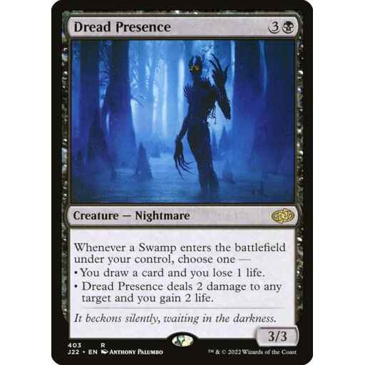 Jumpstart 2022 - 403 - Dread Presence - Rare - B - Non-foil