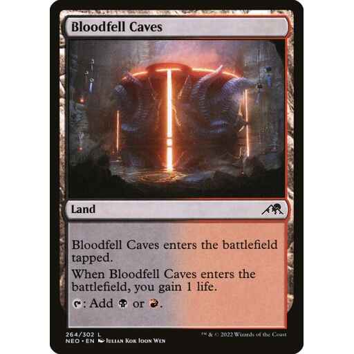 Kamigawa: Neon Dynasty - 264 - Bloodfell Caves - Common - C - Non-foil