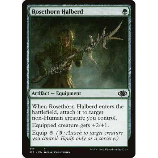 Jumpstart 2022 - 722 - Rosethorn Halberd - Common - G - Non-foil