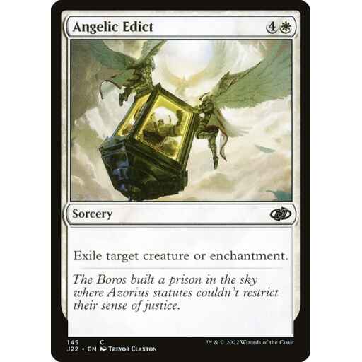 Jumpstart 2022 - 145 - Angelic Edict - Common - W - Non-foil