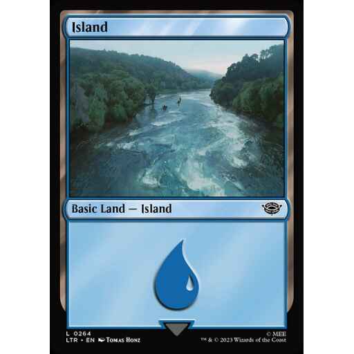 The Lord of the Rings: Tales of Middle-earth - 264 - Island - Common - C - Non-foil
