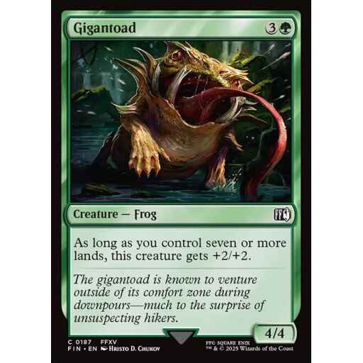 Final Fantasy - 187 - Gigantoad - Common - G - Foil