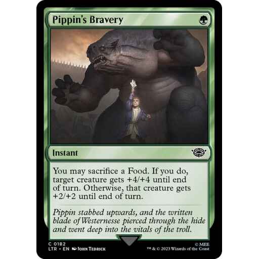 The Lord of the Rings: Tales of Middle-earth - 182 - Pippin's Bravery - Common - G - Non-foil