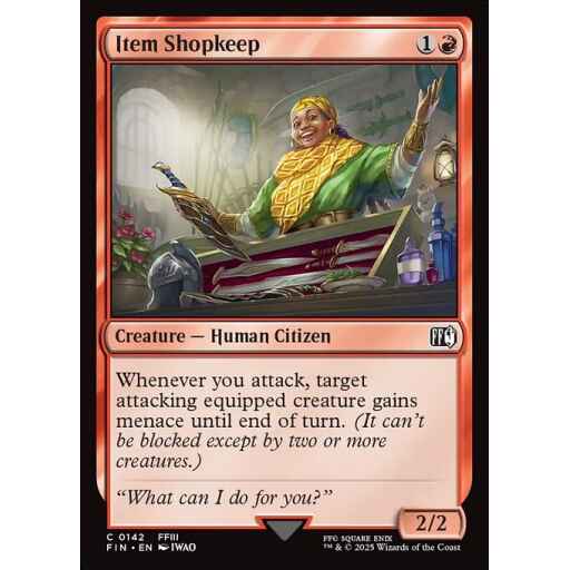 Final Fantasy - 142 - Item Shopkeep - Common - R - Foil