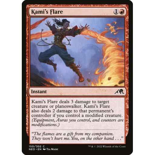 Kamigawa: Neon Dynasty - 150 - Kami's Flare - Common - R - Non-foil