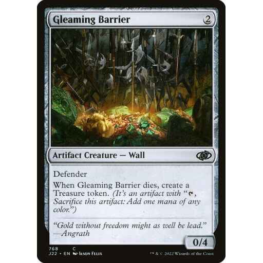 Jumpstart 2022 - 768 - Gleaming Barrier - Common - C - Non-foil