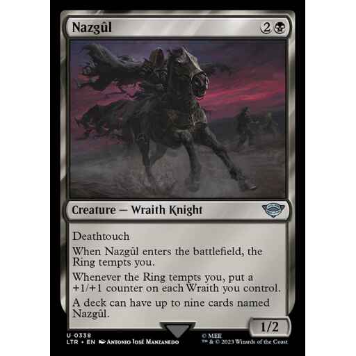 The Lord of the Rings: Tales of Middle-earth - 338 - Nazgûl - Uncommon - B - Non-foil