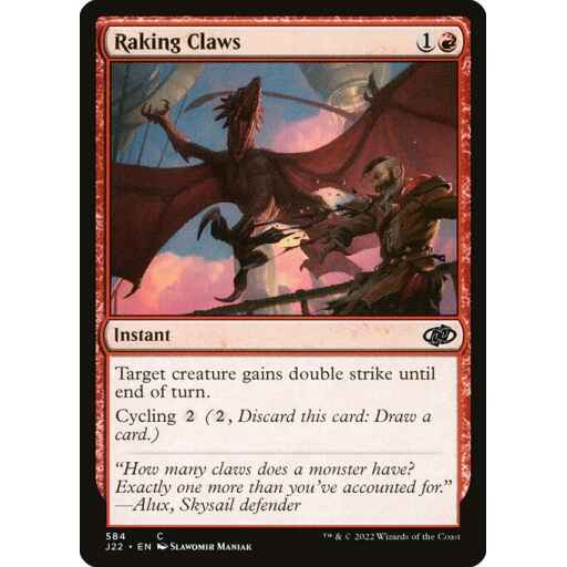 Jumpstart 2022 - 584 - Raking Claws - Common - R - Non-foil