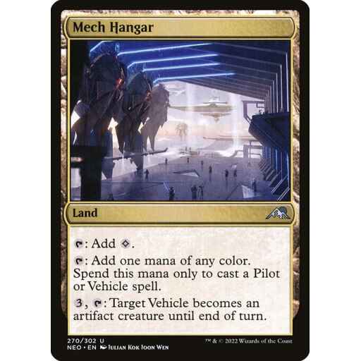 Kamigawa: Neon Dynasty - 270 - Mech Hangar - Uncommon - C - Non-foil