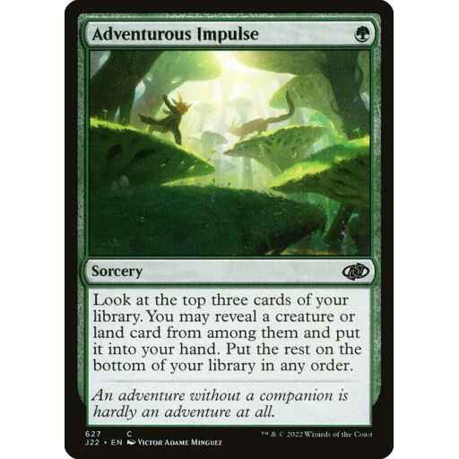 Jumpstart 2022 - 627 - Adventurous Impulse - Common - G - Non-foil