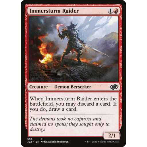 Jumpstart 2022 - 556 - Immersturm Raider - Common - R - Non-foil