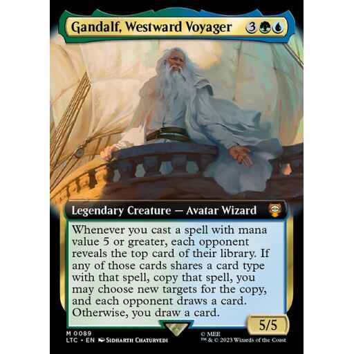 Tales of Middle-earth Commander - 89 - Gandalf, Westward Voyager - Mythic - UG - Non-foil