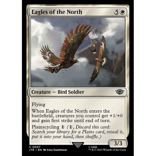 The Lord of the Rings: Tales of Middle-earth - 7 - Eagles of the North - Common - W - Non-foil