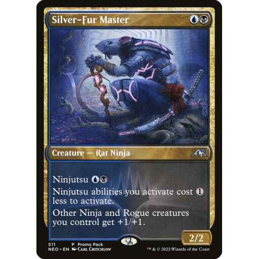 Kamigawa: Neon Dynasty - 511 - Silver-Fur Master - Uncommon - UB - Foil