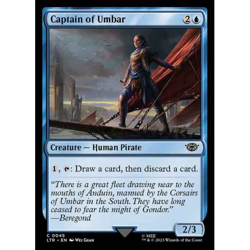 The Lord of the Rings: Tales of Middle-earth - 45 - Captain of Umbar - Common - U - Non-foil