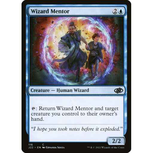 Jumpstart 2022 - 116 - Wizard Mentor - Common - U - Non-foil