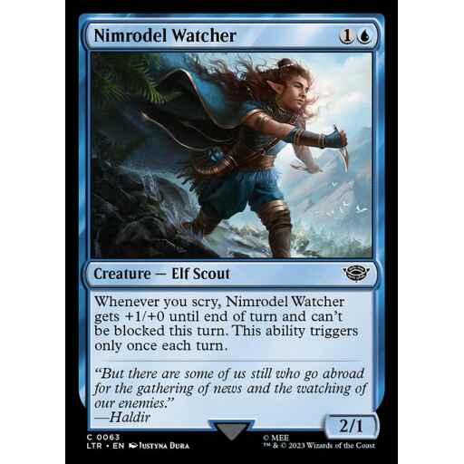 The Lord of the Rings: Tales of Middle-earth - 63 - Nimrodel Watcher - Common - U - Non-foil