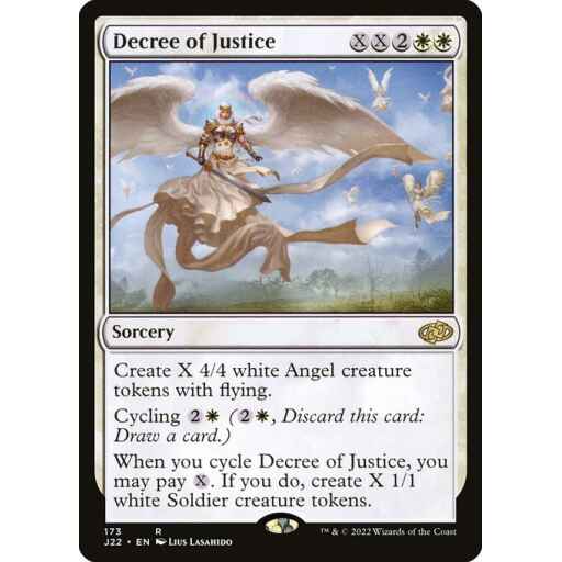 Jumpstart 2022 - 173 - Decree of Justice - Rare - W - Non-foil