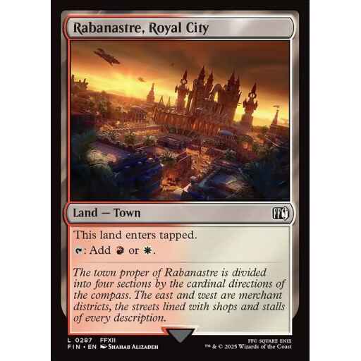 Final Fantasy - 287 - Rabanastre, Royal City - Common - C - Foil