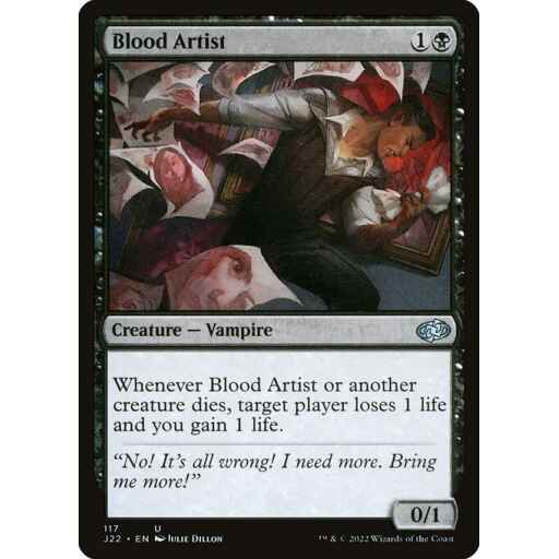 Jumpstart 2022 - 117 - Blood Artist - Uncommon - B - Non-foil