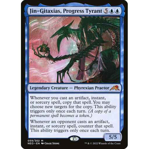 Kamigawa: Neon Dynasty - 59 - Jin-Gitaxias, Progress Tyrant - Mythic - U - Non-foil