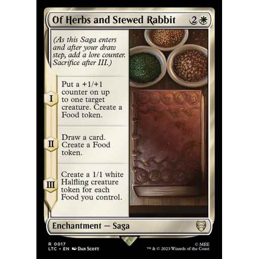 Tales of Middle-earth Commander - 17 - Of Herbs and Stewed Rabbit - Rare - W - Non-foil
