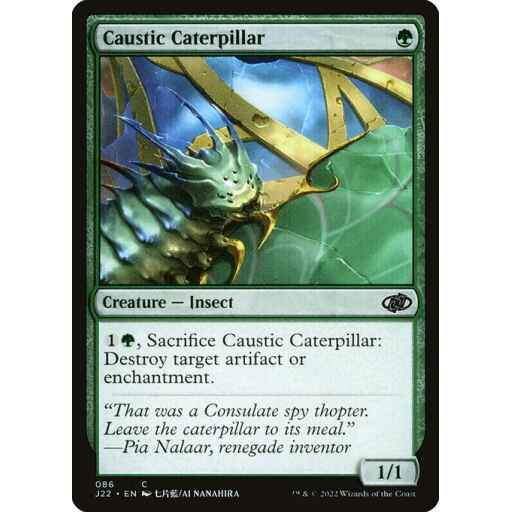 Jumpstart 2022 - 86 - Caustic Caterpillar - Common - G - Non-foil