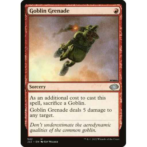 Jumpstart 2022 - 542 - Goblin Grenade - Uncommon - R - Non-foil