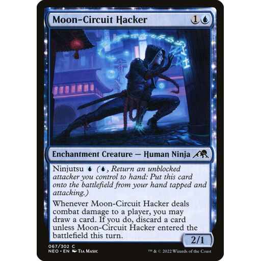 Kamigawa: Neon Dynasty - 67 - Moon-Circuit Hacker - Common - U - Non-foil