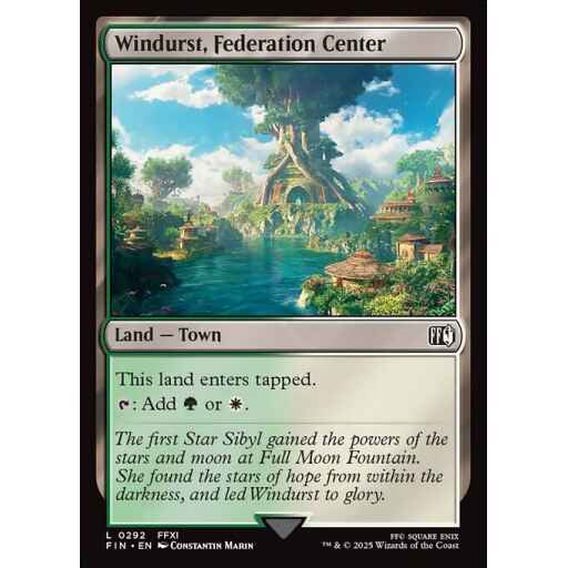 Final Fantasy - 292 - Windurst, Federation Center - Common - C - Foil
