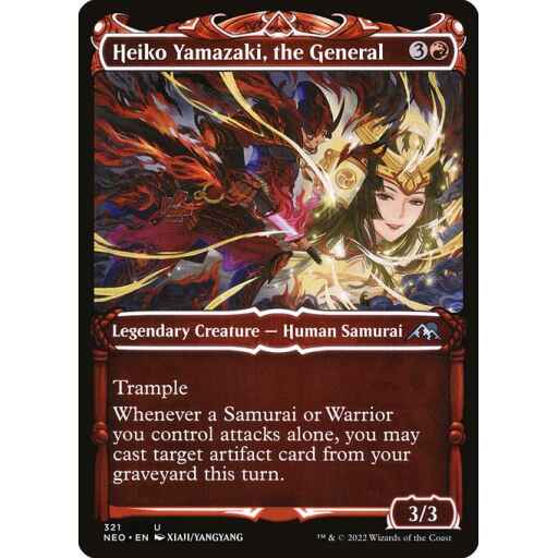 Kamigawa: Neon Dynasty - 321 - Heiko Yamazaki, the General - Uncommon - R - Non-foil