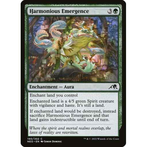 Kamigawa: Neon Dynasty - 190 - Harmonious Emergence - Common - G - Non-foil