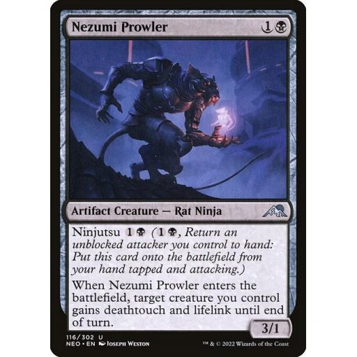 Kamigawa: Neon Dynasty - 116 - Nezumi Prowler - Uncommon - B - Non-foil