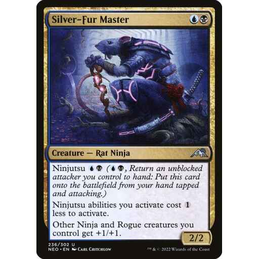 Kamigawa: Neon Dynasty - 236 - Silver-Fur Master - Uncommon - UB - Non-foil